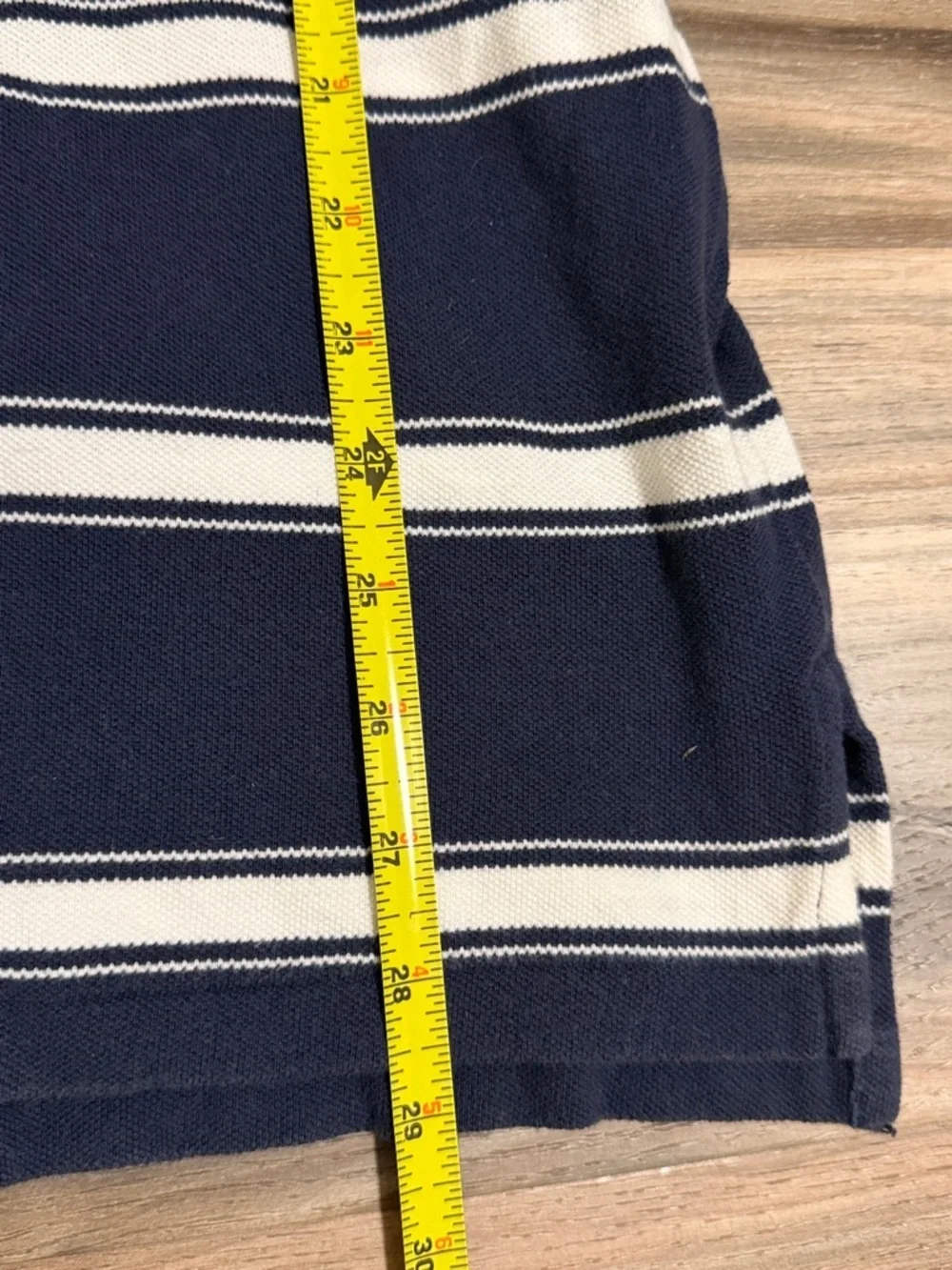 Polo Jeans Company Ralph Lauren Pique Polo Shirt Men’s XXL Navy White Striped